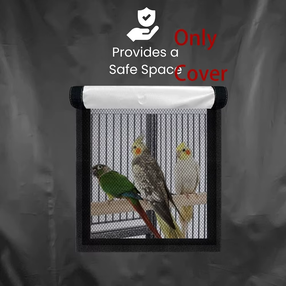 Características de jaula para pájaros: privacidad para mascotas pequeñas, ideal para loros y animales pequeños, accesorios de jaula para pájaros — imagen 4