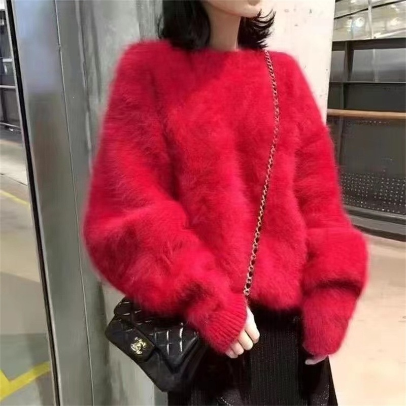 Premium mink fur sweater for women — image 13