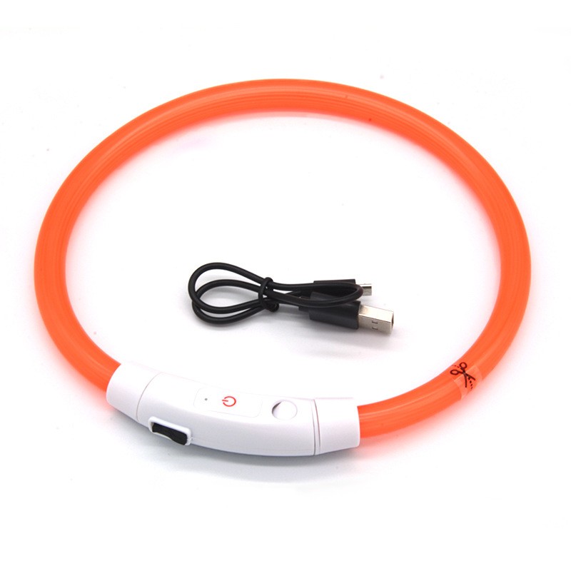 Dog luminous collar luminous pet collar USB charging neck ring LED luminous dog collar — image 5