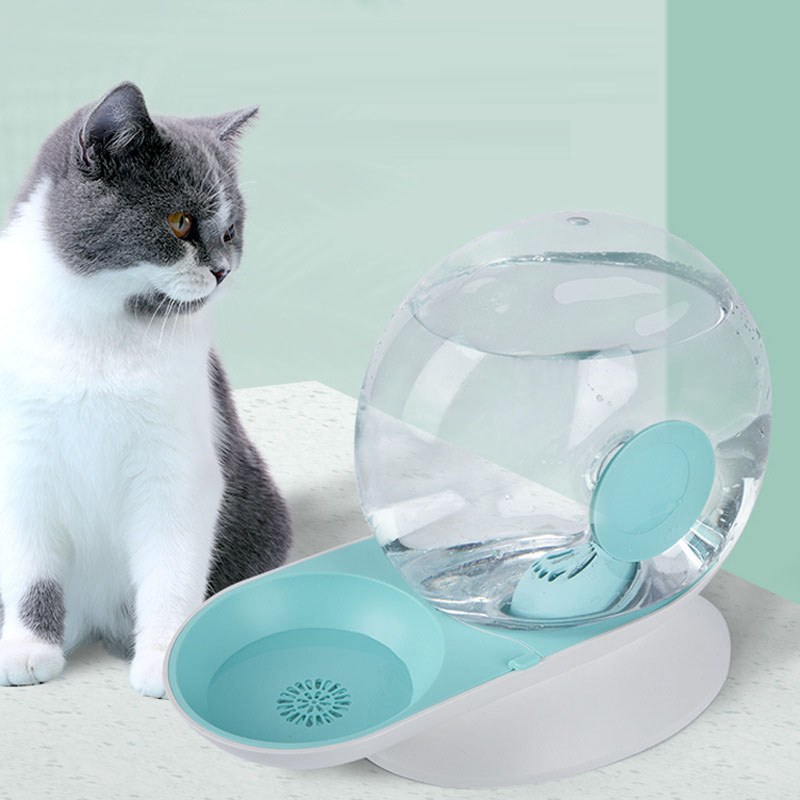 Dispositivo de agua para mascotas, dispensador automático de agua para cangrejos, tazón de alimentación y bebida para gatos, dispensador de agua para perros, modelo de cangrejo para gatos — imagen 1