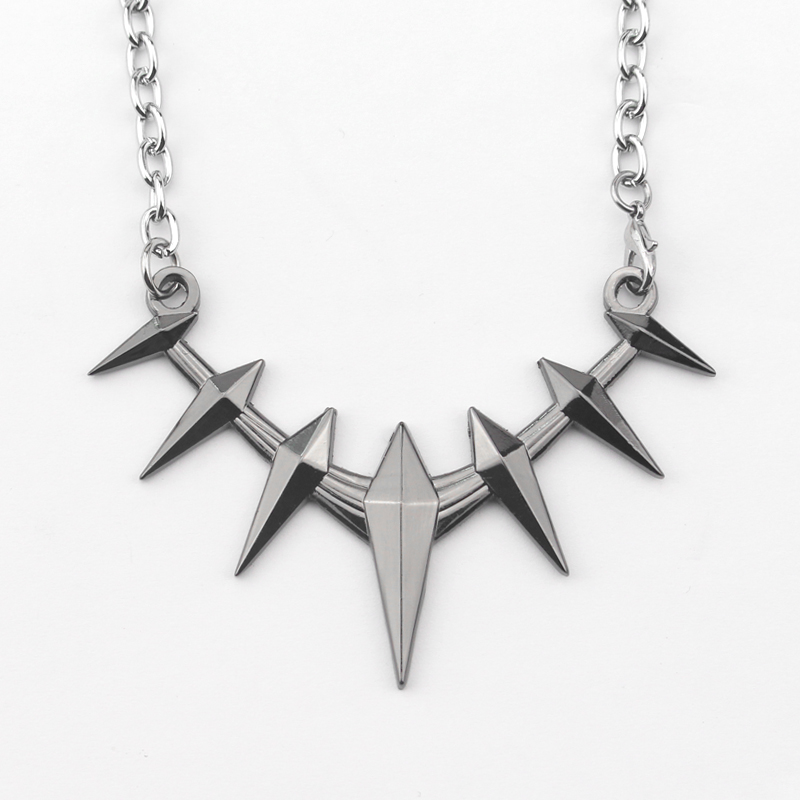 Collar de Pantera Negra Marvel - Pendiente para Hombre de Cadenita Metálica — imagen 1