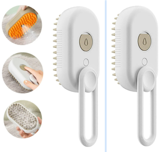 Pulidor de Gato con Vapor 3 en 1 - Cepillo Eléctrico para Mascotas con Masaje y Eliminación de Pelo — imagen 16