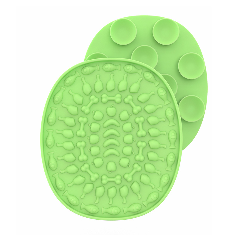 Pet Supplies Sucker Licking Pad Pet Placemat Silicone Slow Food Pad Slow Food Pad Dog Licking Pad — image 8