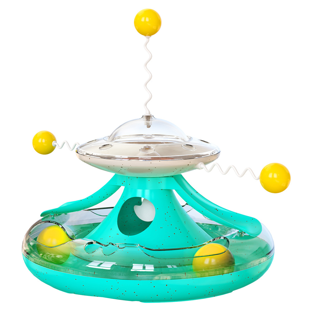New Kitten Tumbler Track Cat Turntable Leaking Toy Cat Baseball Pet Supplies — image 4