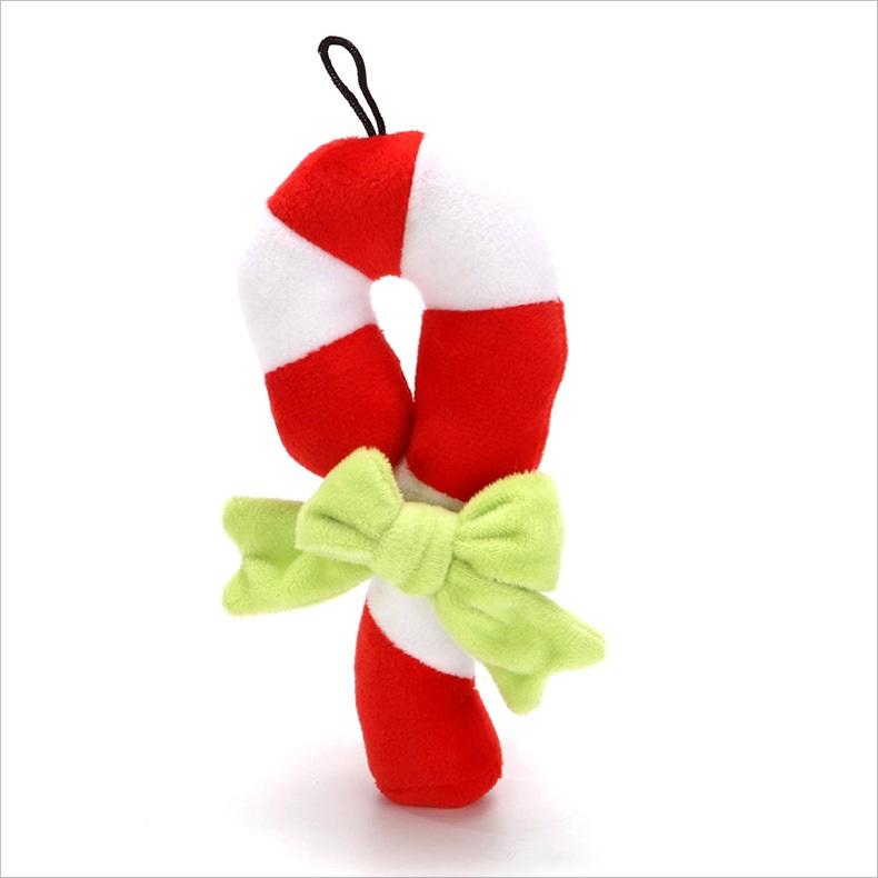 Christmas Santa Claus Pet Dog Toys Chew Squeaker Pet Plush Toys For Dogs Cute Biting Rope Sound Toys — image 10