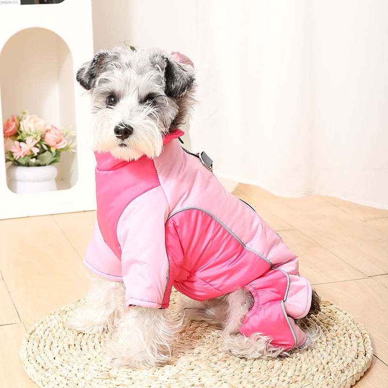 Chaquetón de invierno para perros y gatos, impermeable y reflejante con D-ringen para pequeños y medianos canes, bulldog y pug — imagen 6