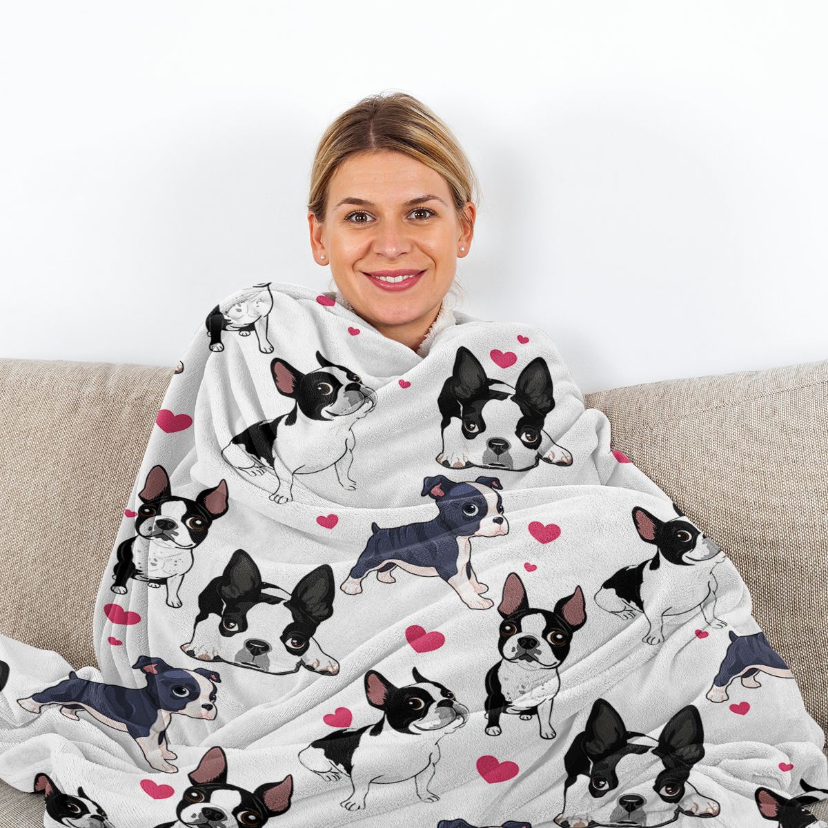 Manta de Forro Polar para Perro - Suave, Acogedora, Ligera y Cálida, Tipo Franela — imagen 5