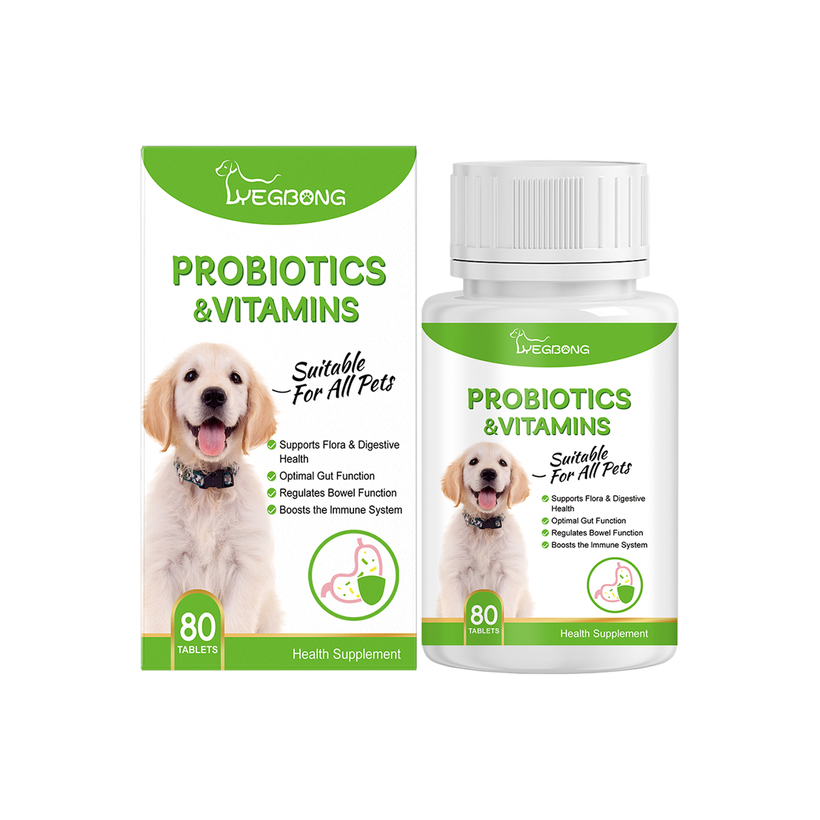 Pet Probiotic Tablets Improve Gut Health And Promote Nutritional Absorption Of Pet Care Supplements — imagen 2