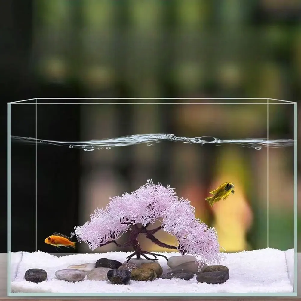 Decoración de Acuario Realista Sakura - Adorno Creativo para Tanques de Peces — imagen 5