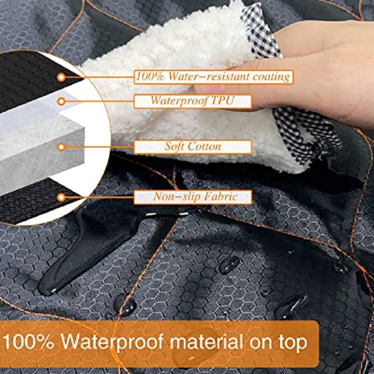 Cushion de Asiento para Mascotas Nuevo - Soporte para Perros en el Asiento Trasero — imagen 2