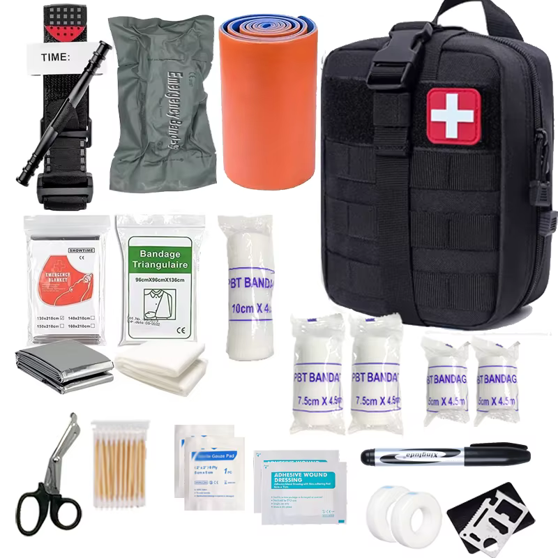 70pcs IFAK First Aid Kit with Tourniquet, EMT IFAK Medical Kit, Emergency Survival Backpack, Camping Gear Supplies — image 1