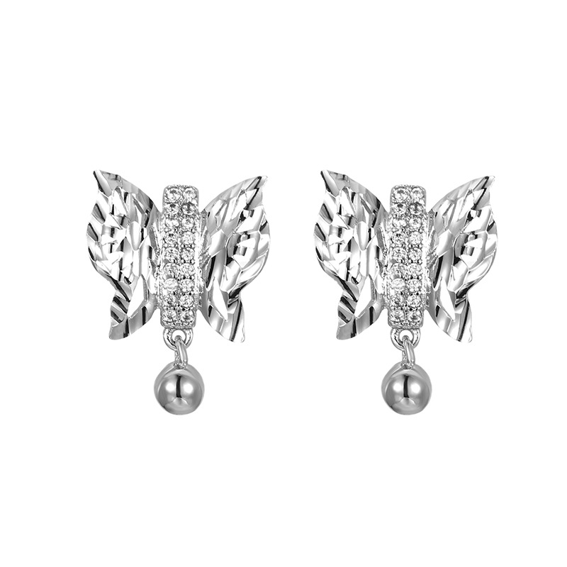 Auriculares de Moda Coreanos para Mujer con Diseño de Mariposa en Hollow, Temática Literatura y Arte Japonés — imagen 6