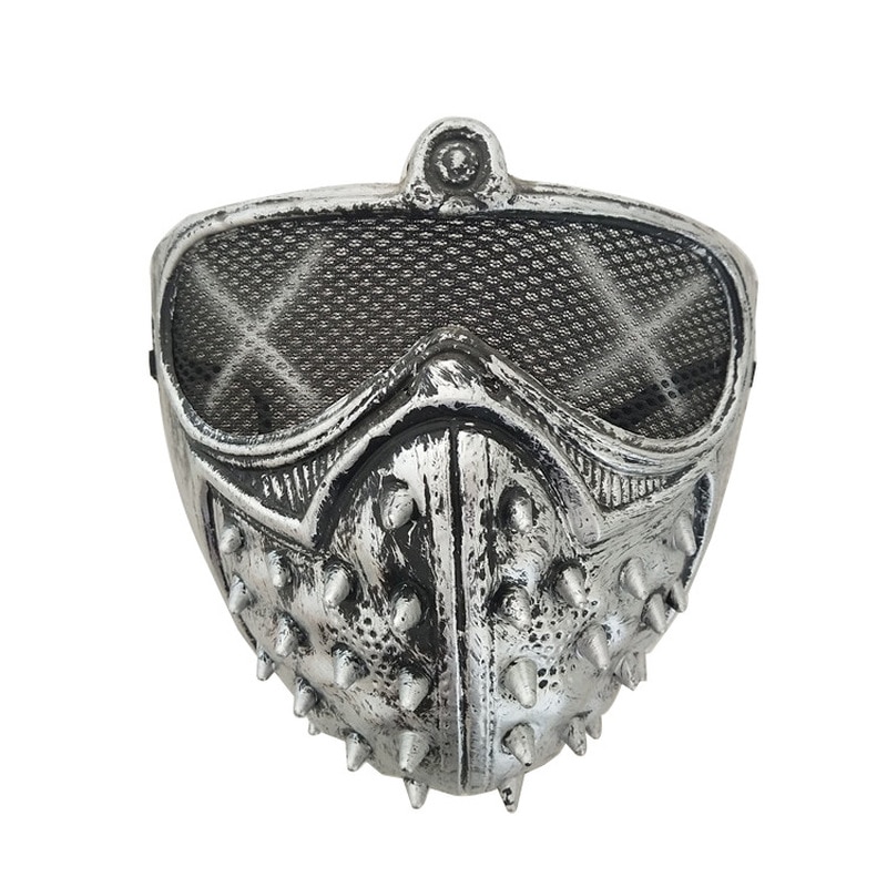 Halloween Devil COS Anime Stage Mask Ghost Steps Street Rivet Death Masks Watch Dogs Cosplay Stage Party Face Masks Accessories — image 3