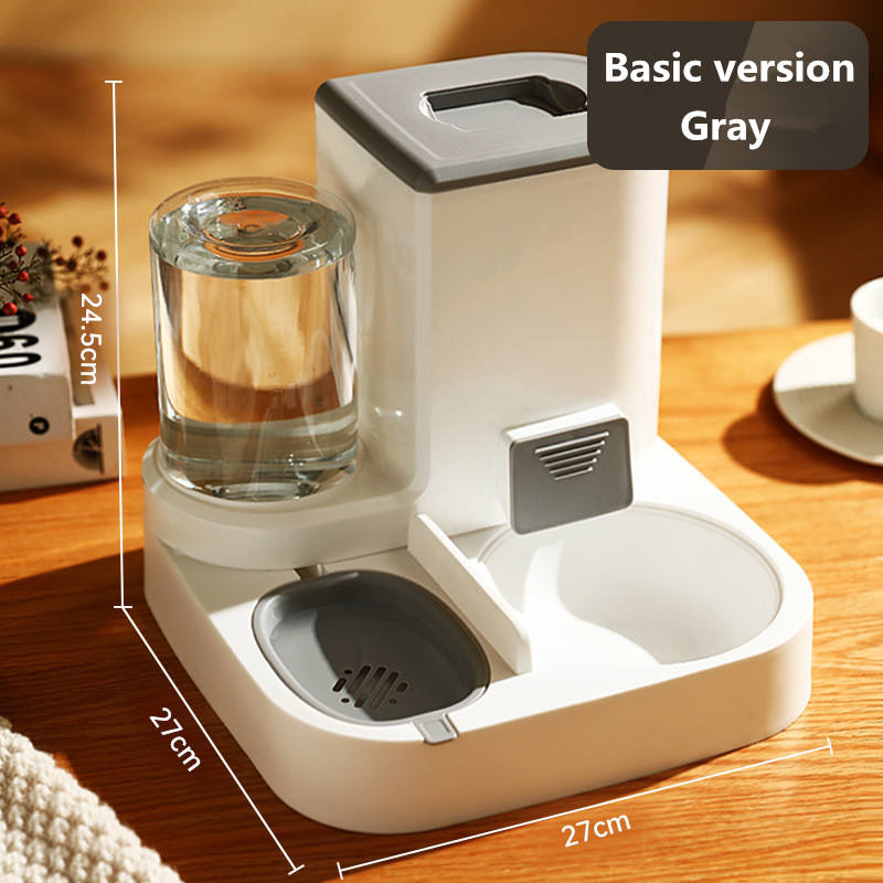 Automatic Cat Feeder Pet Bowls Dispenser Stainless Steel Bowls Cat Dog Pet Feeder Automatic — image 7