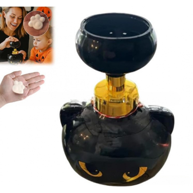 Cute Cat Paw Foam Soap Dispenser. Flower-shaped, funny. Cat lover gift for bathroom/kitchen — image 1