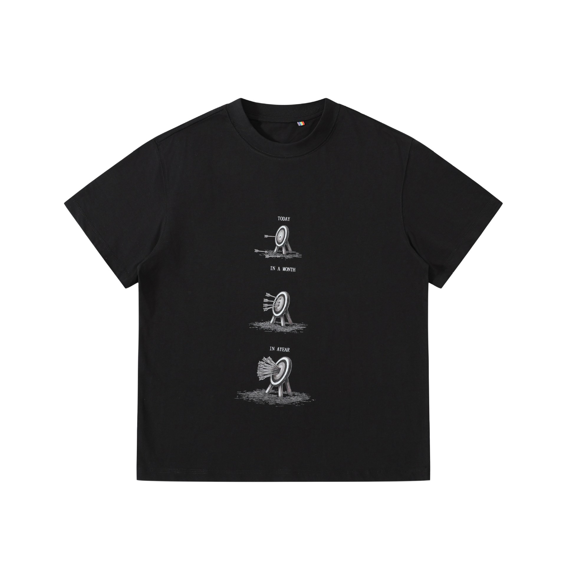 Archery Print Loose Fit Unisex Short Sleeve T-Shirt — image 3