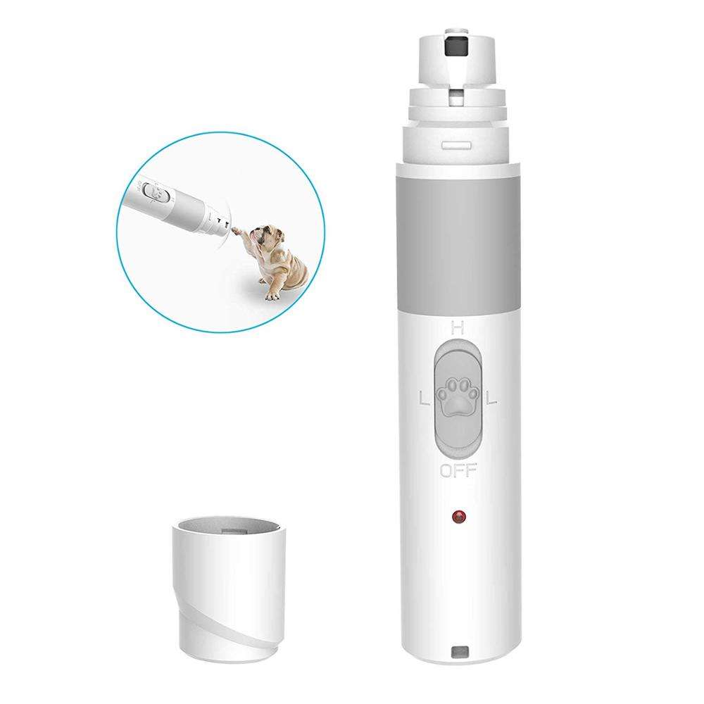 New Rechargeable Pet Nail Clipper Dog Nail Grinder Pet Clipper Cat Dog Nail Clipper Electric Pet Nail Grinder — image 1