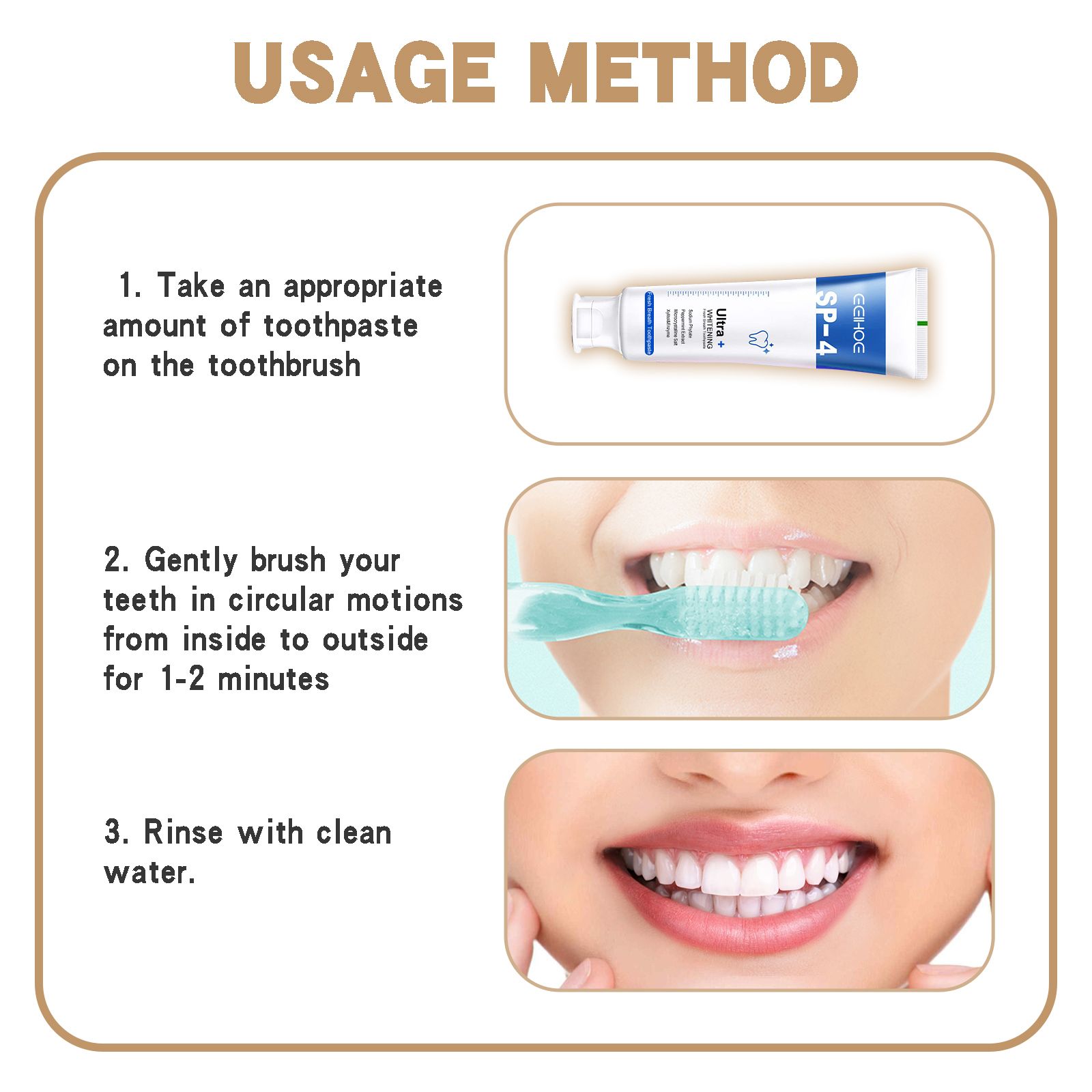 EELHOE Probiotic Brightening White Toothpaste For Oral Cleaning, Fresh Breath, And Gum Protection — image 3