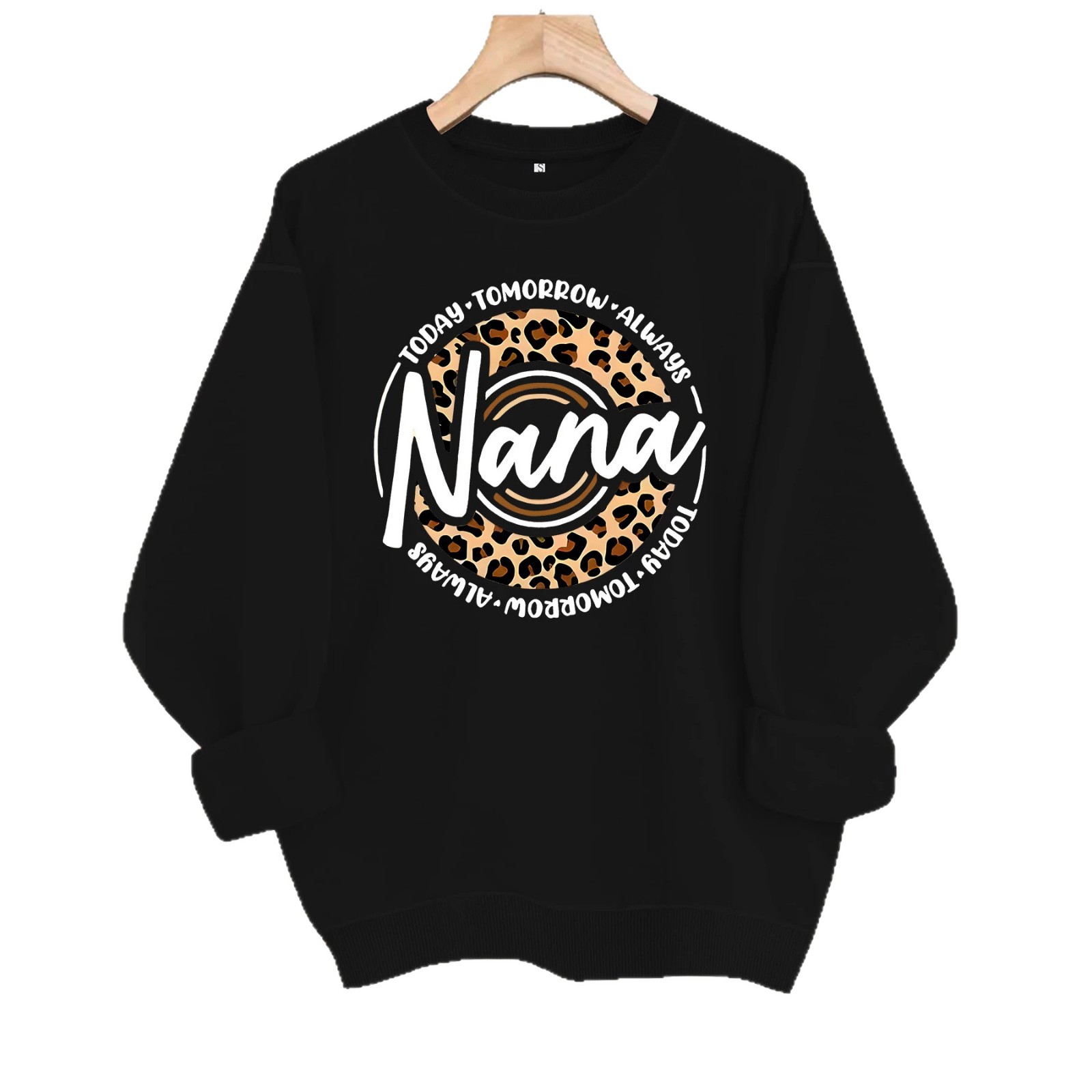 Leopard print fleece hoodie — image 6