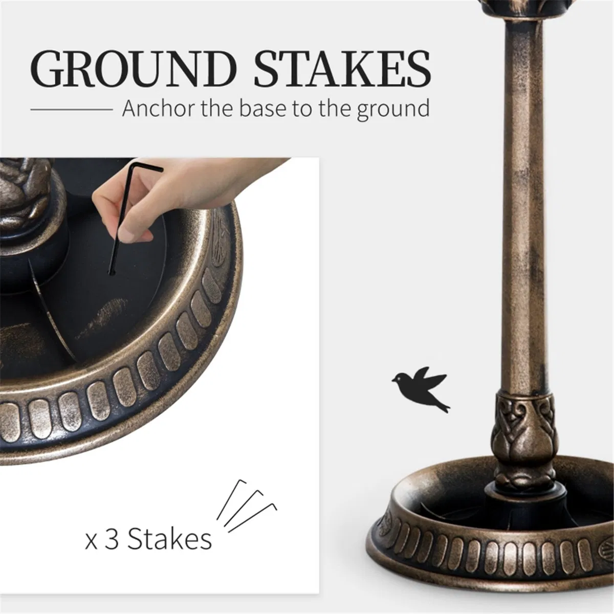 Bird Bath /Bird Feeder Bowl — image 4