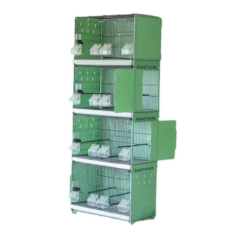 Factory Luxury Metal Birds Cage Multilayer Portable Bird Breeding Cage Stackable Bird Cage — image 1