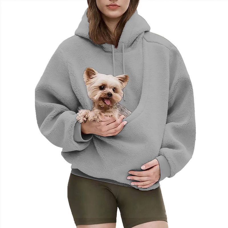 Chaquetón de Transporte para Mascotas, Mochila con Capucha para Perros y Gatos Pequeños, Sudadera Unisex para Compañeros de Cuatro Patas — imagen 1