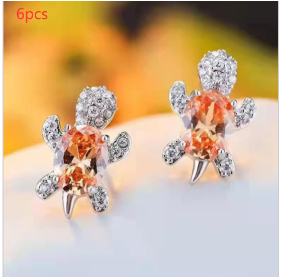 Cute Little Animal Niche Design Earrings Jewelry Stud Earrings — image 7