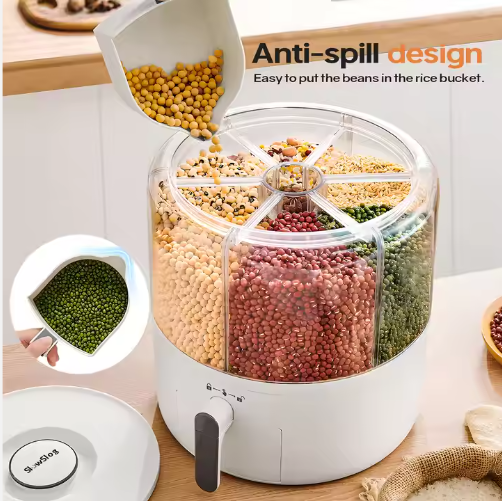 Contenedores de Almacenamiento para Arroz y Comida Animal, Cubos de Grano Cereal — imagen 2