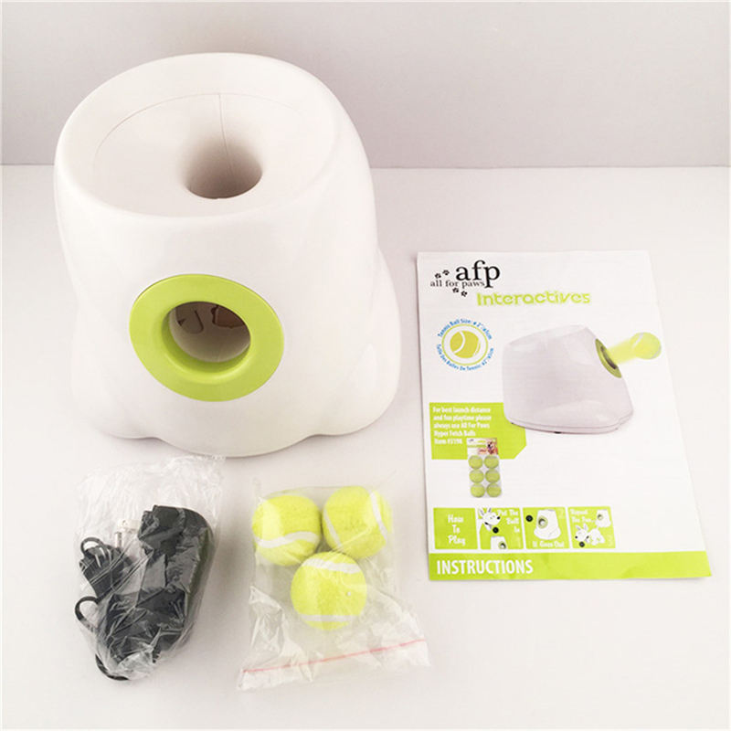 Lanzador Automático de Pelotas para Mascotas Interactivo con Red y Bola — imagen 3