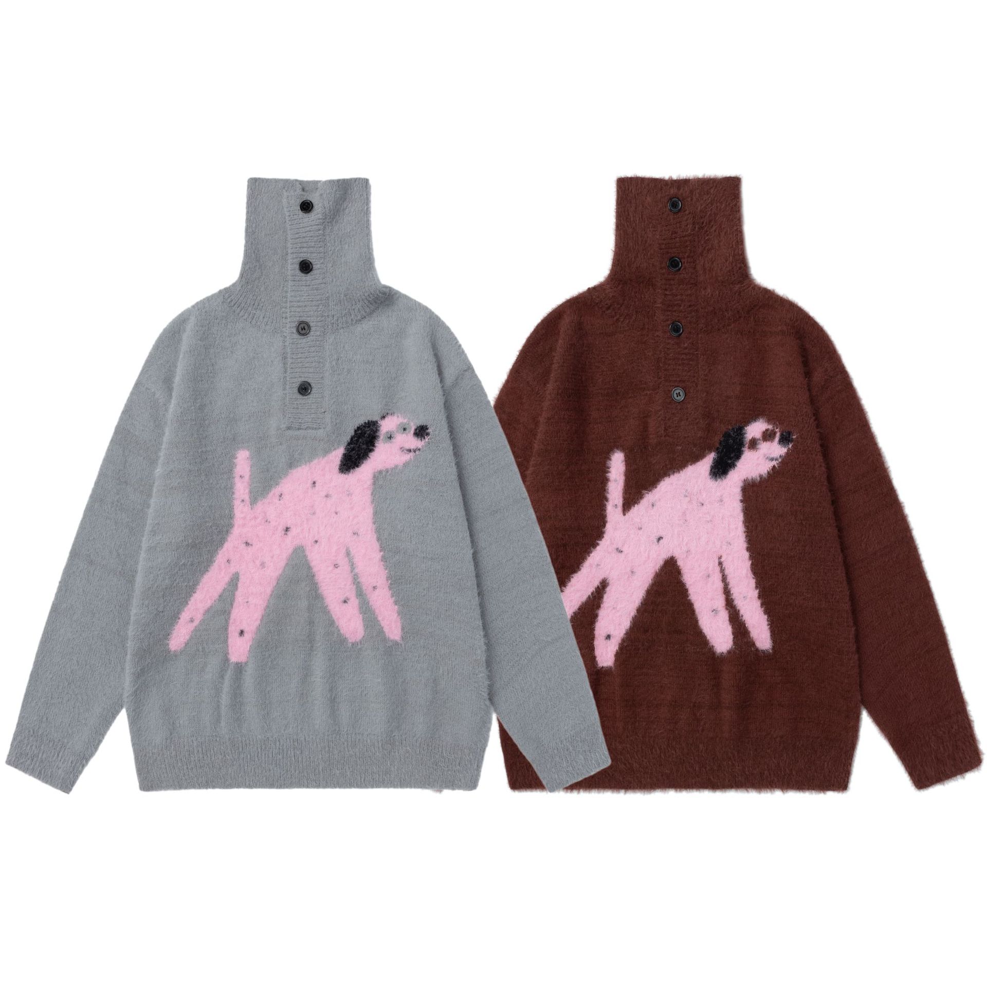 Cartoon puppy sweater — image 6