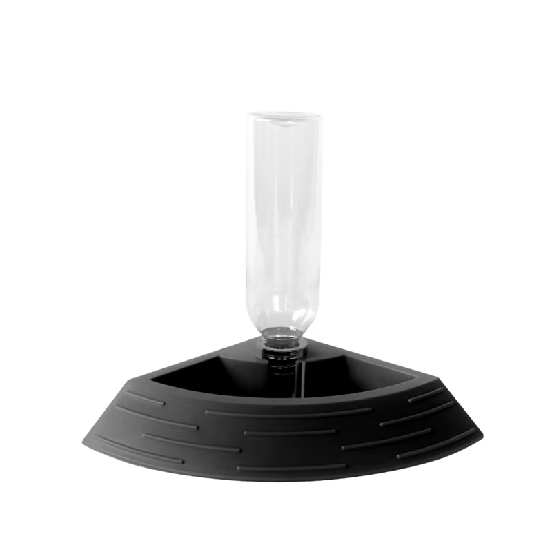 Random Color Automatic Reptile Feeder Lizard Water Bowl Corner Dish with Water Bottle for Pet Turtle Maned Lion Gecko Lizard — image 3