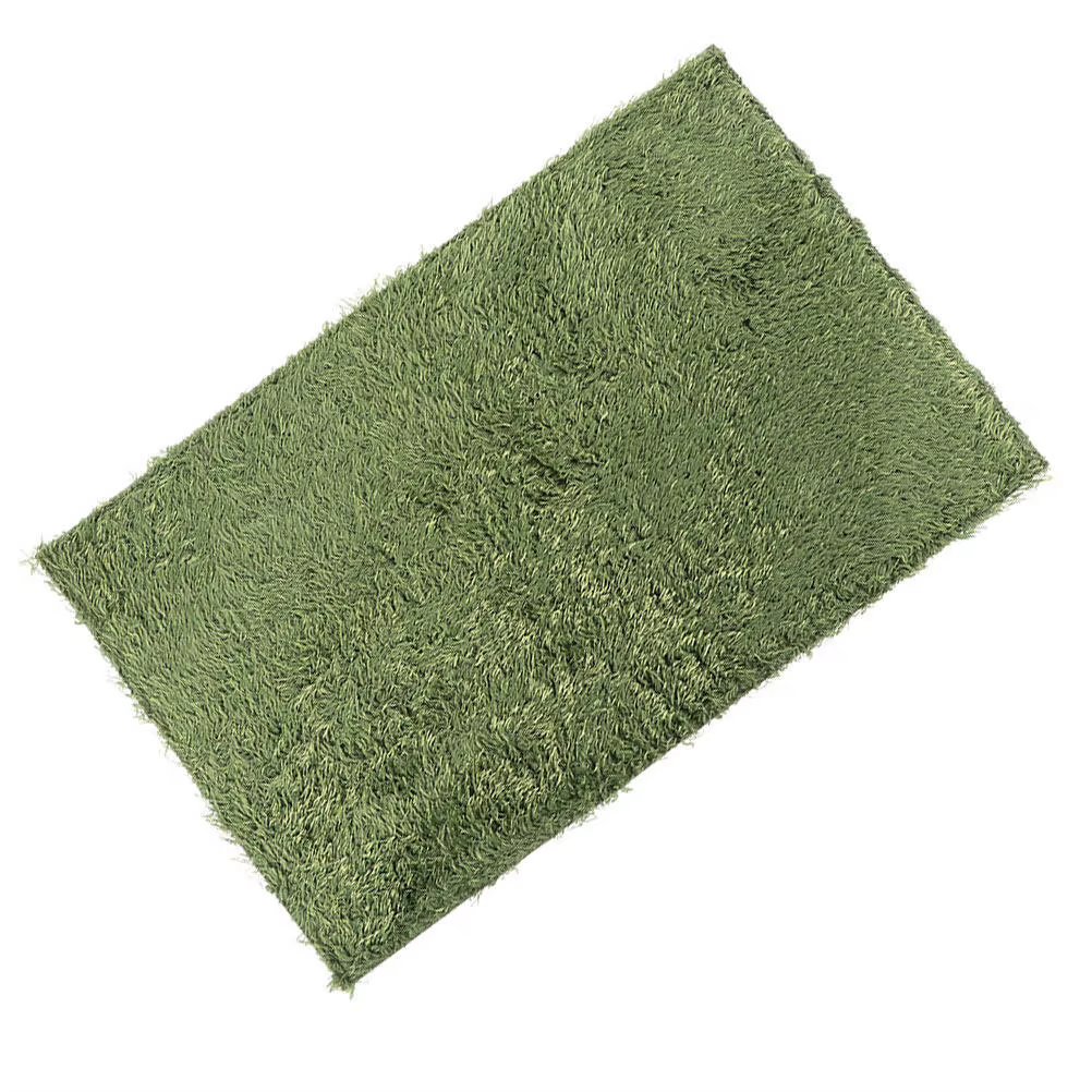 Reptile Mat Soft Cotton Fake Lawn Natural-Looking Reptile Accessory for Turtle Tank Snake Bedding Lizard Cage Decor Artificial — image 1