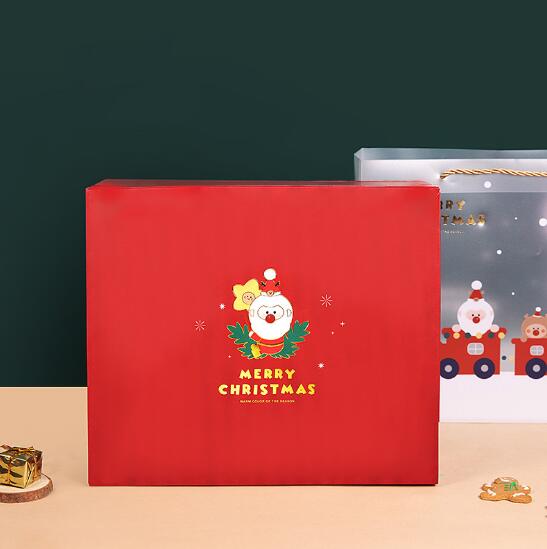 Christmas gift box elk packaging, stereo box cartoon gift packaging, creative Christmas Eve gift box 4 sets — image 6