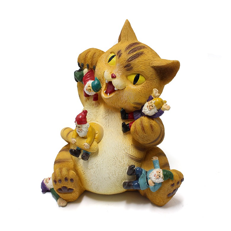 Decoraciones para patio exterior de resina ecológicas juguetes para gatos y decoraciones en miniatura — imagen 3