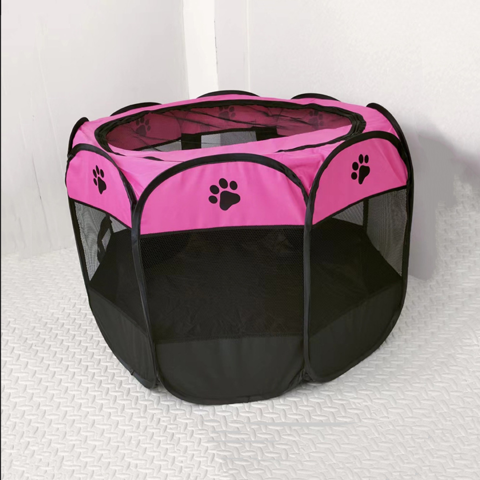 New Cat Kennel Dog Kennel Detachable And Washable Octagonal Pet Cage Waterproof Oxford Cloth Grab Dog Tent Octagonal Fence — image 4