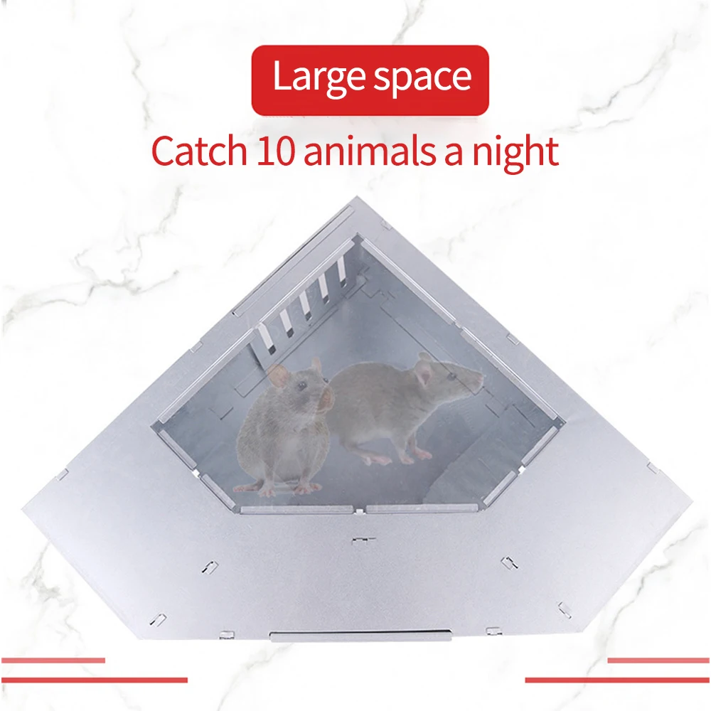 Catching Mice Mouse Traps Occasions Available Double-door Design Non-toxic Reusable Rustproof Garden Supplies Portable — image 4