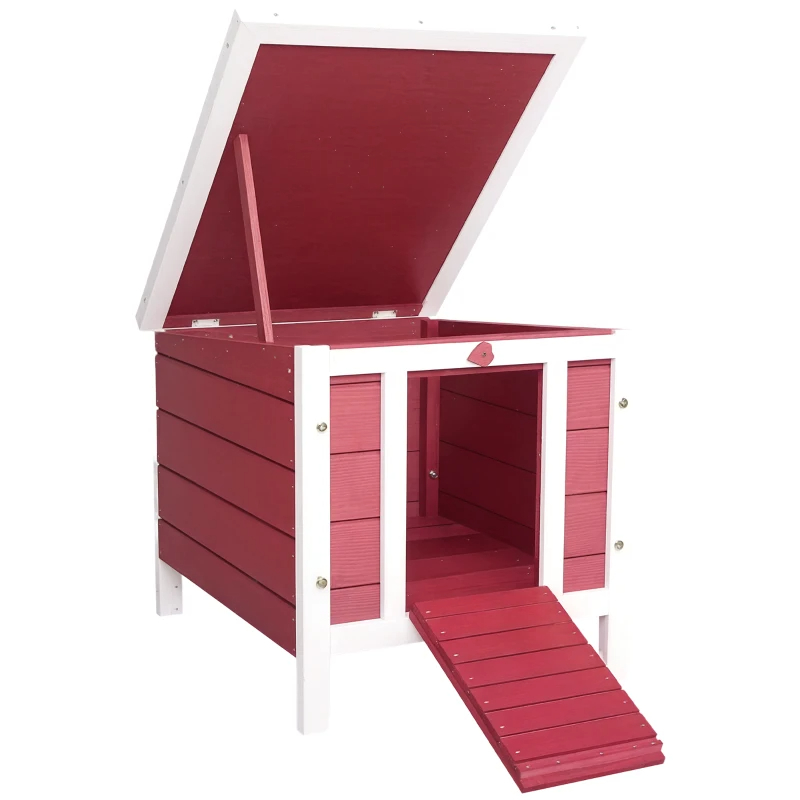 Casa para Conejos Pequeña Casa de Animales con Techo Impermeable y Accesible — imagen 9