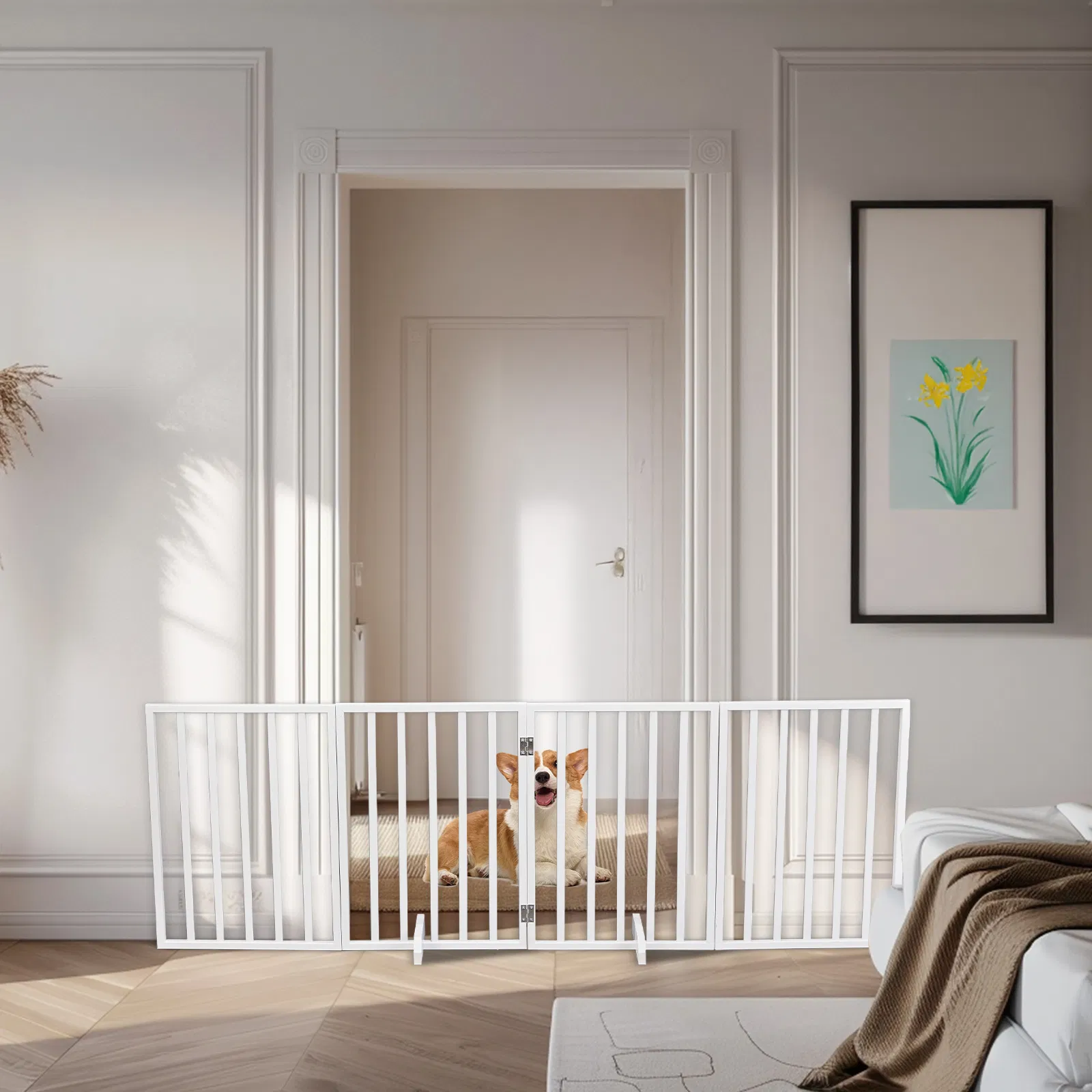 The Wooden Dog Fence White — image 4