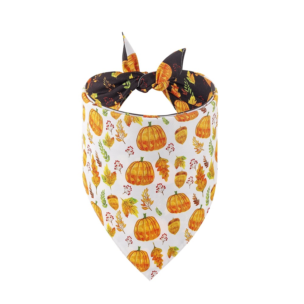 New Pet Scarf Dog Triangle Scarf Thanksgiving Pet Bandana — image 7