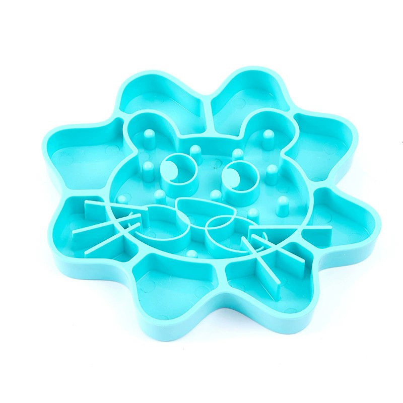 Pet Cat Face Slow Food Bowl Slow Food Bowl Anti Choking Dog Bowl Cat Bowl Anti Overturning Silicone Slow Food Bowl — image 5