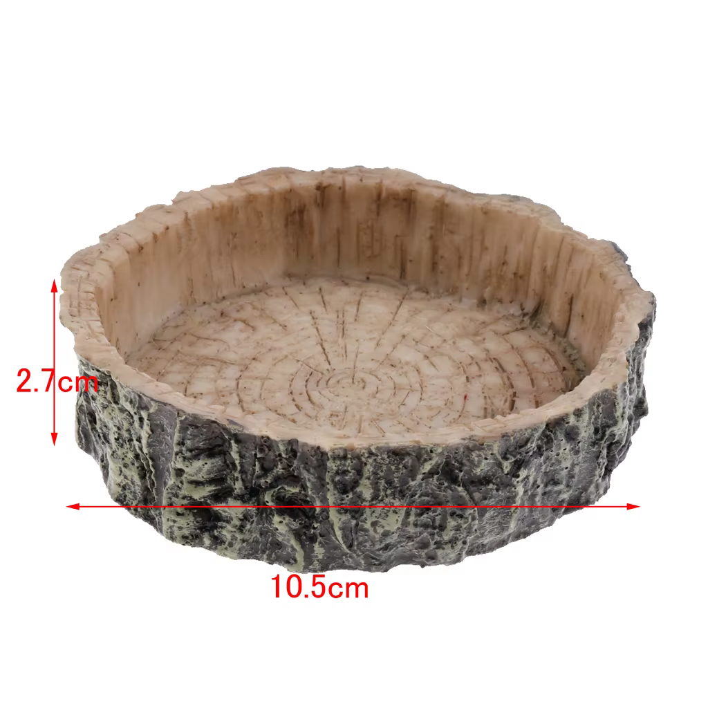Reptile Amphibians Food Water Dish Pet Turtle Tortoise Scorpion — image 6