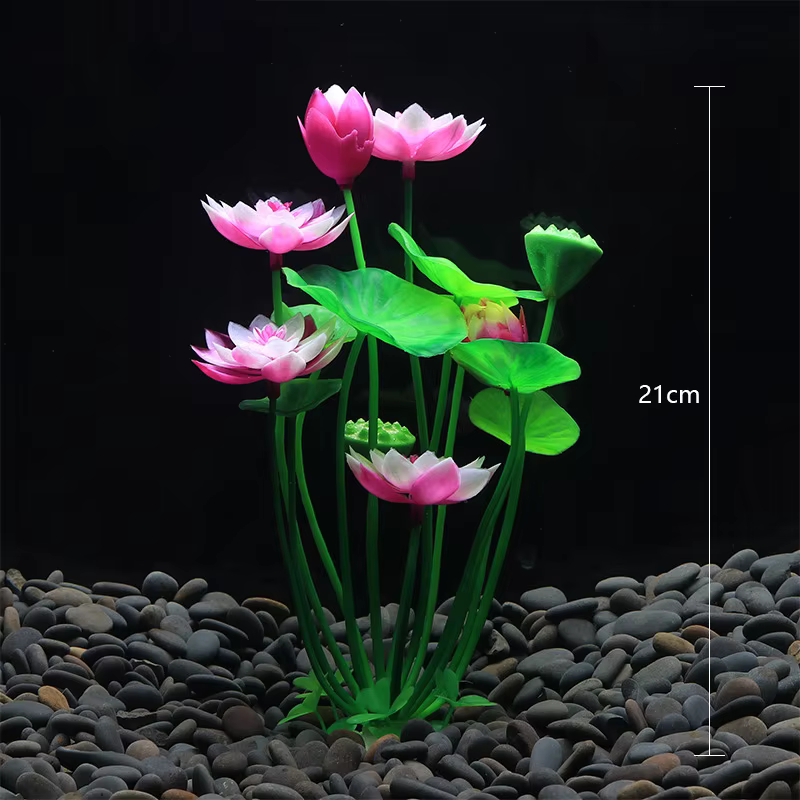 **Decoración fluorescente para acuario: ornamentos de coral simulación de paisaje de tanque de peces, pequeños decorados de paisaje de mundo submarino** — imagen 5