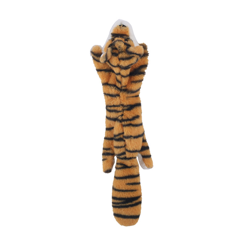 Dog Plush Puzzle Biting Sound Pet Toy Simulation Animal Shape Leather Shell Toy — image 5
