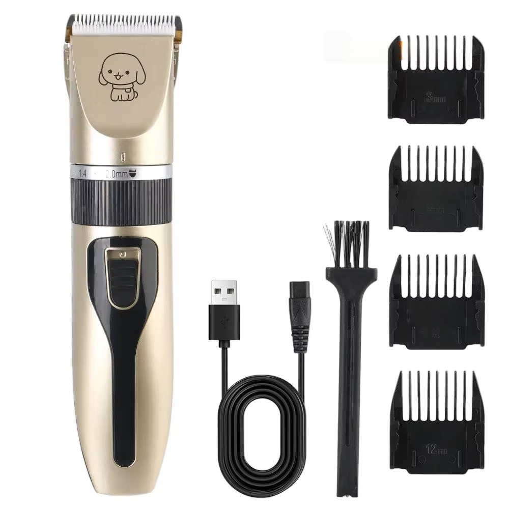 Pet electric clippers for dog and cat shaving; pet hair trimmer; electric beauty shaver — image 5