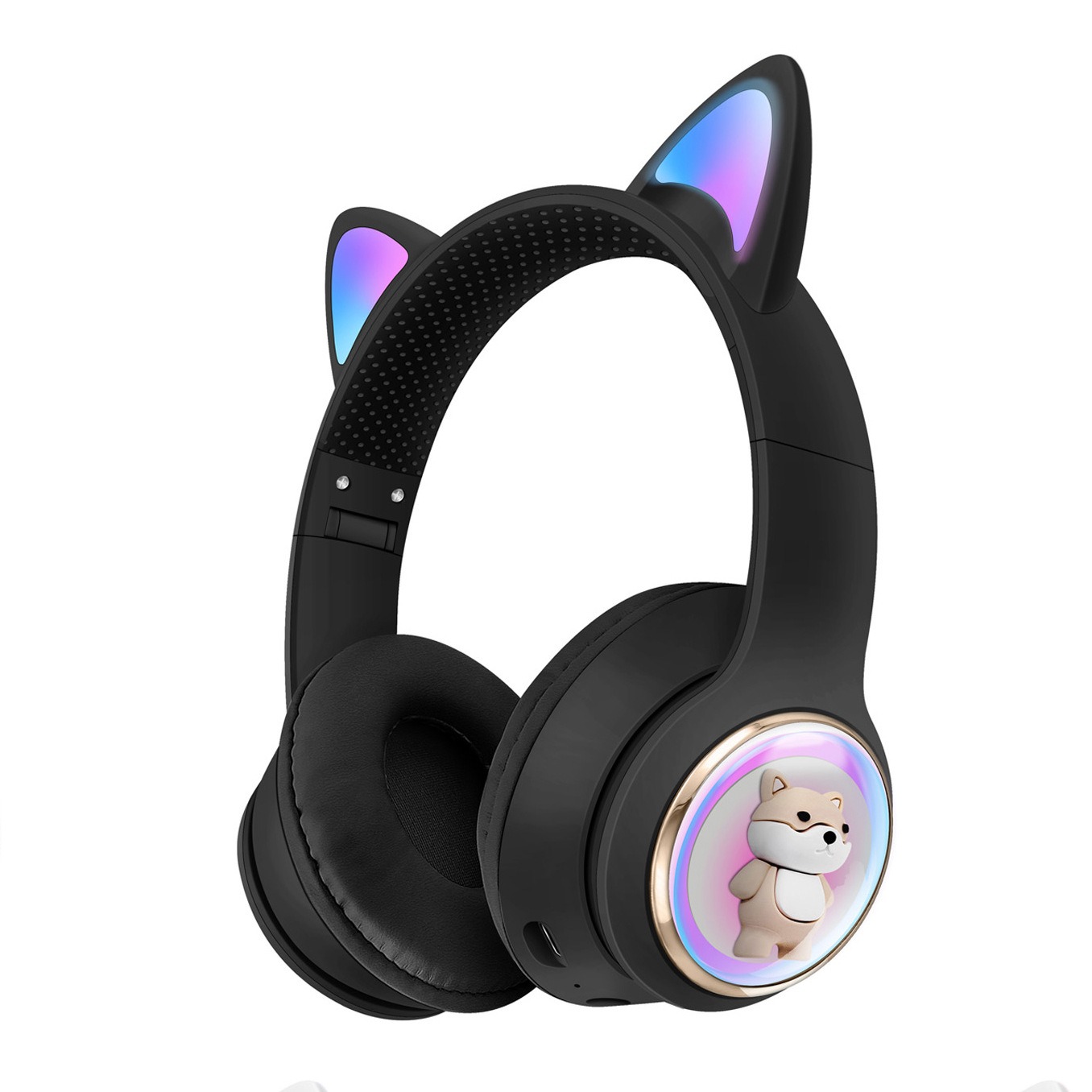 AKZ-51 Earphones Space Cabin Cute Cartoon Pet Bluetooth Headwear Large Battery Earphones Foldable Earphones — image 2