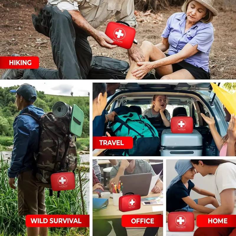 Portable First Aid Kit For Outdoor Adventures, Hiking, Car Traveling, And Camping (First Aid Kit Does Not Include Medication) — image 3