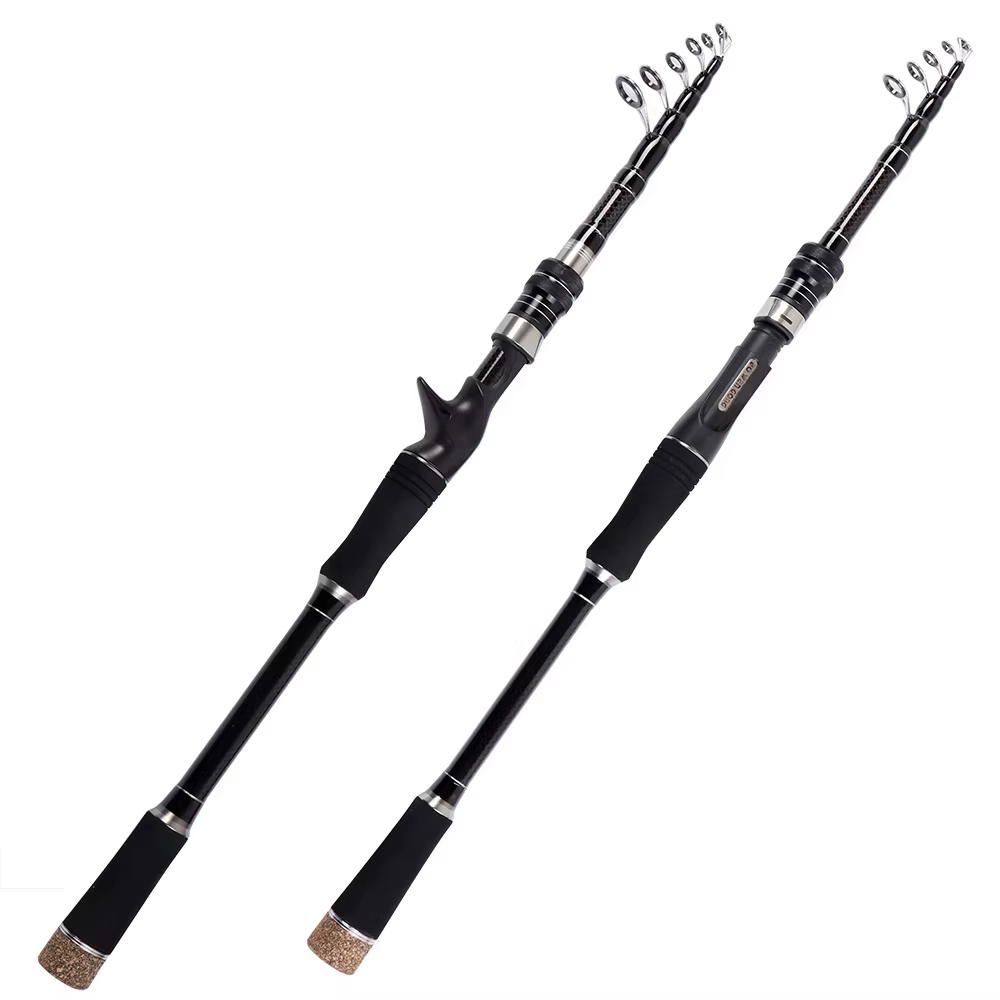 Outdoor Trout Fishing with Spinning Shuttle Type Ultra Light Carbon Fiber Portable Telescopic Fishing Rod, Lure Throwing Rod — image 6