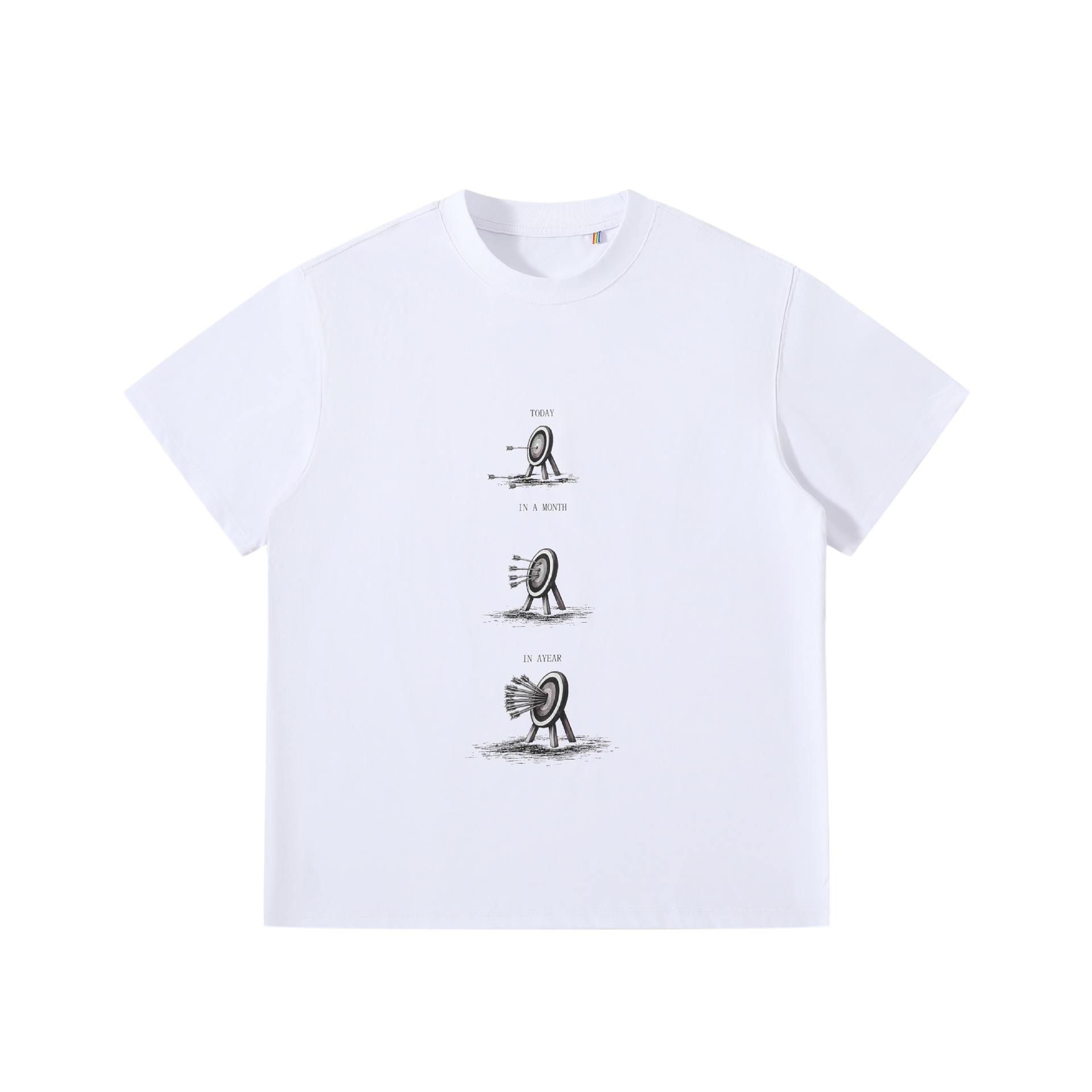 Archery Print Loose Fit Unisex Short Sleeve T-Shirt — image 1
