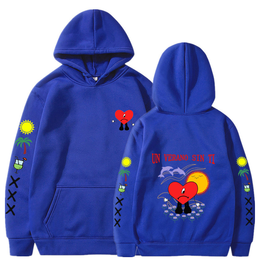 Bad Bunny Un Verano Sin Ti Album Graphic Hooded Unisex Sweatshirt — image 9