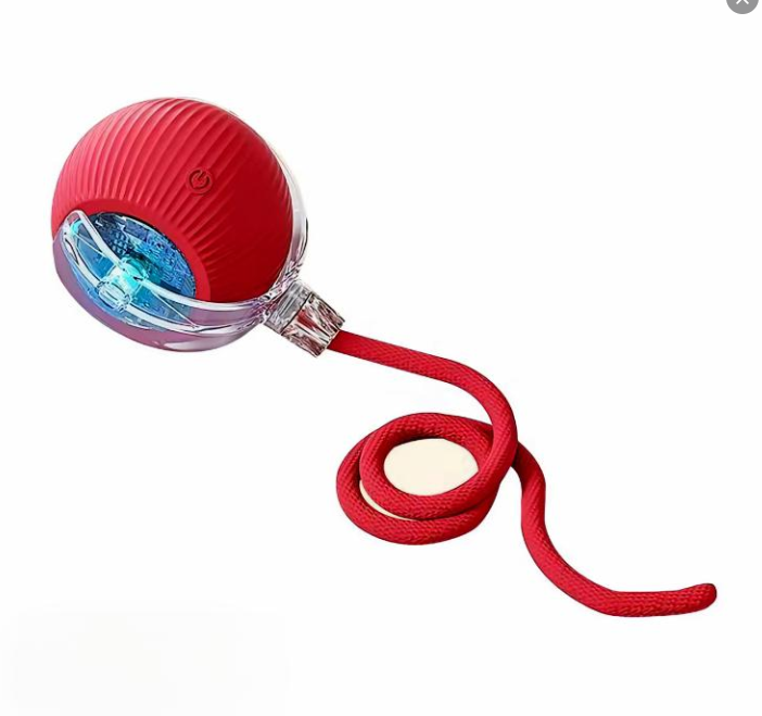 Rolling Pet Toy With Rope Smart Indoor Entertainment — image 1